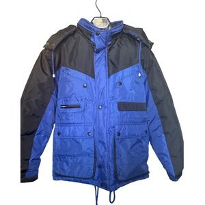 VTG Siberian Expeditions Functional Outerwear Winter Down Puffer Hooded Jacket M